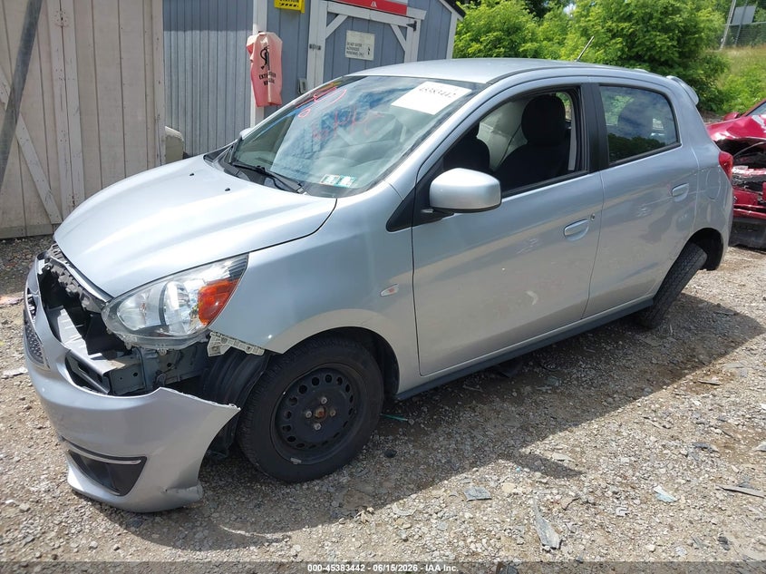 2019 Mitsubishi Mirage VIN ML32A3HJ2KH000495 IAAI salvage auction — FRONT END, Salvage Title, sold $1,400 on 2026-07-28 (photo 2)