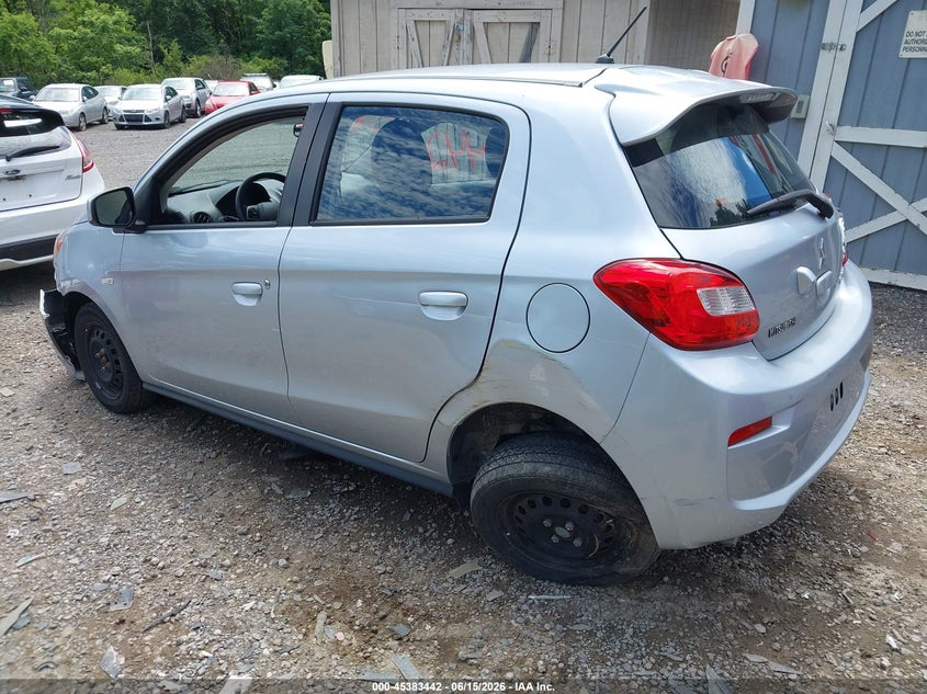 2019 Mitsubishi Mirage VIN ML32A3HJ2KH000495 IAAI salvage auction — FRONT END, Salvage Title, sold $1,400 on 2026-07-28 (photo 3)