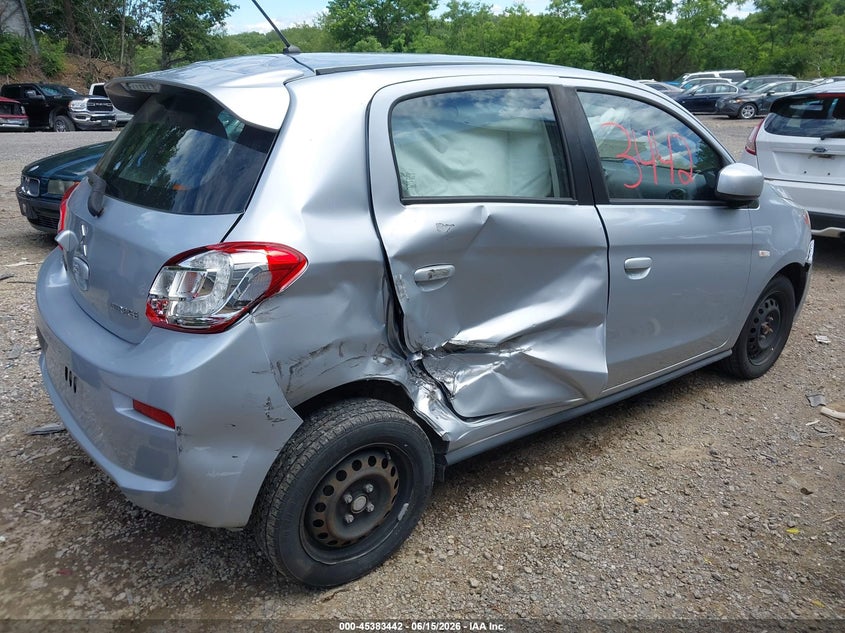 2019 Mitsubishi Mirage VIN ML32A3HJ2KH000495 IAAI salvage auction — FRONT END, Salvage Title, sold $1,400 on 2026-07-28 (photo 4)