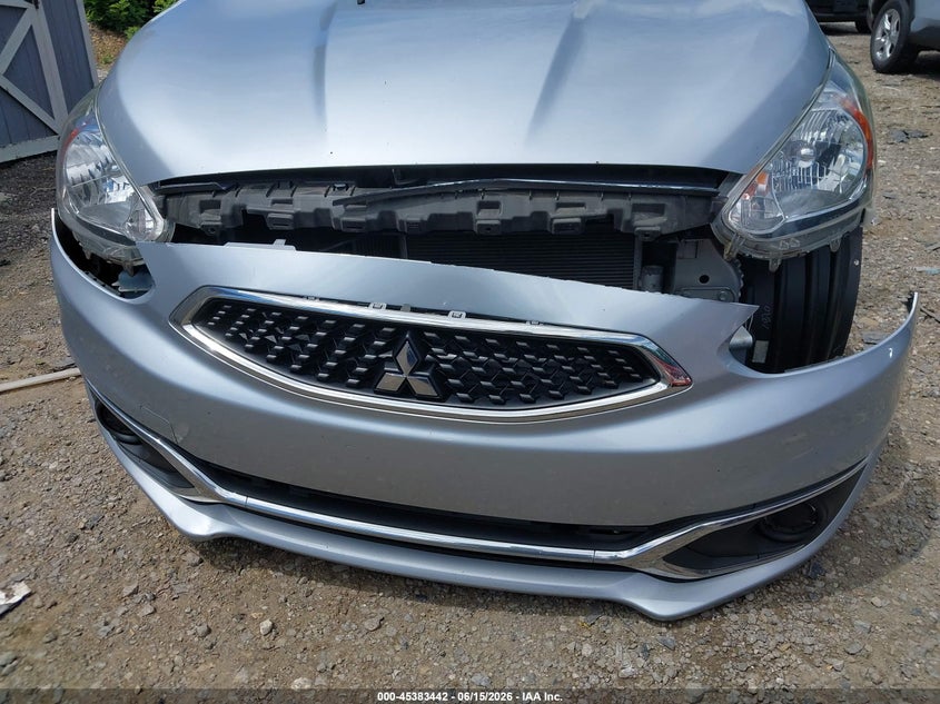 2019 Mitsubishi Mirage VIN ML32A3HJ2KH000495 IAAI salvage auction — FRONT END, Salvage Title, sold $1,400 on 2026-07-28 (photo 6)