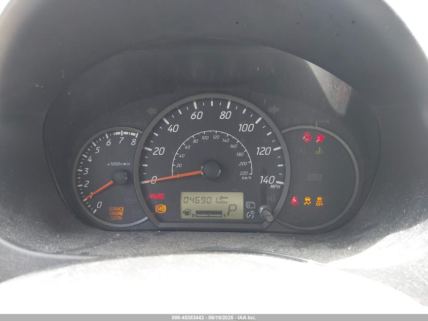2019 Mitsubishi Mirage VIN ML32A3HJ2KH000495 IAAI salvage auction — FRONT END, Salvage Title, sold $1,400 on 2026-07-28 (photo 7)