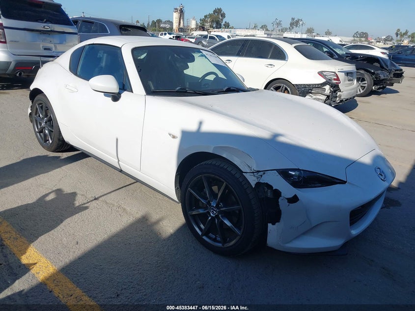 2017 Mazda Mx-5 VIN JM1NDAM73H0104906 IAAI salvage auction — REAR END, Salvage (California), sold $4,200 on 2026-07-08 (photo 1)