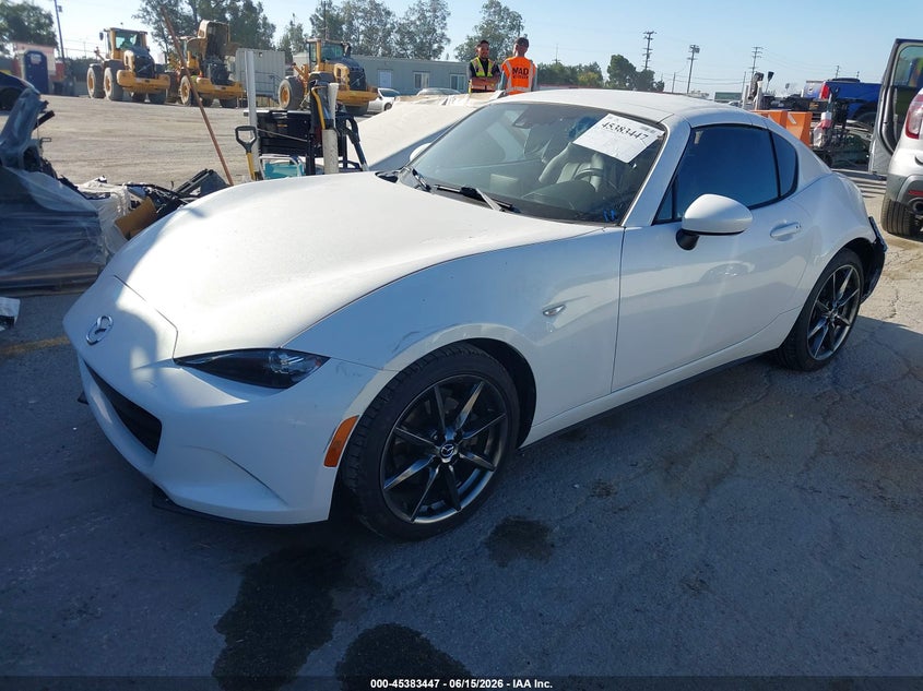 2017 Mazda Mx-5 VIN JM1NDAM73H0104906 IAAI salvage auction — REAR END, Salvage (California), sold $4,200 on 2026-07-08 (photo 2)