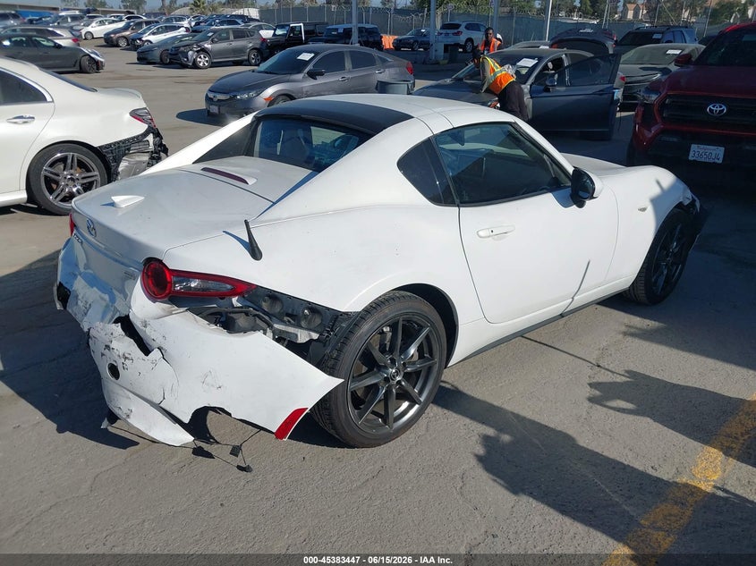 2017 Mazda Mx-5 VIN JM1NDAM73H0104906 IAAI salvage auction — REAR END, Salvage (California), sold $4,200 on 2026-07-08 (photo 4)