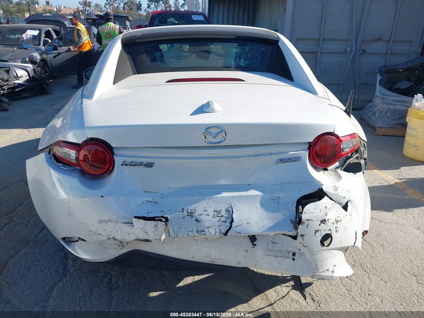 2017 Mazda Mx-5 VIN JM1NDAM73H0104906 IAAI salvage auction — REAR END, Salvage (California), sold $4,200 on 2026-07-08 (photo 6)