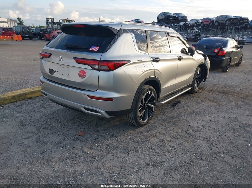 2022 Mitsubishi Outlander VIN JA4J3UA89NZ084128 IAAI salvage auction — FRONT END, Certificate Of Destruction (Florida), sold $4,200 on 2026-07-14 (photo 4)