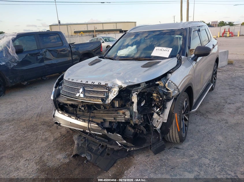 2022 Mitsubishi Outlander VIN JA4J3UA89NZ084128 IAAI salvage auction — FRONT END, Certificate Of Destruction (Florida), sold $4,200 on 2026-07-14 (photo 6)