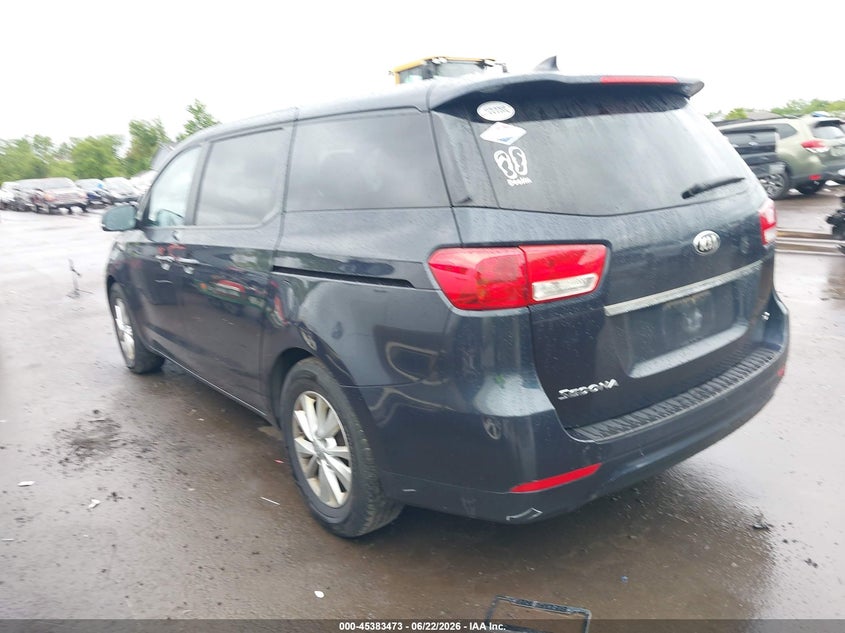 2017 Kia SEDONA VIN KNDMB5C11H6219880 IAAI salvage auction — FRONT END, Salvage (Ohio), sold $1,900 on 2026-07-14 (photo 3)