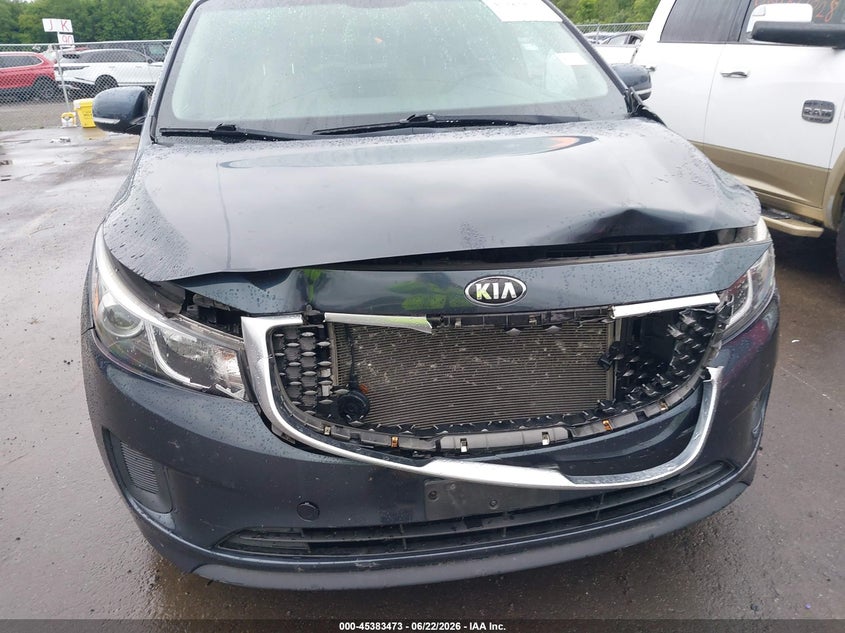 2017 Kia SEDONA VIN KNDMB5C11H6219880 IAAI salvage auction — FRONT END, Salvage (Ohio), sold $1,900 on 2026-07-14 (photo 6)