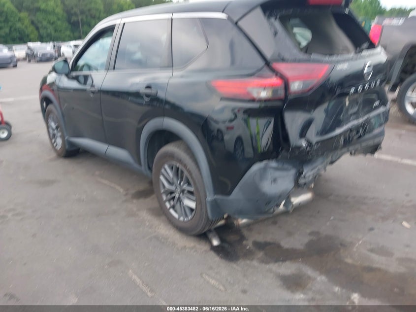 2021 Nissan Rogue VIN 5N1AT3AB6MC846999 IAAI salvage auction — REAR END, Salvage (North Carolina), sold $3,850 on 2026-07-23 (photo 3)