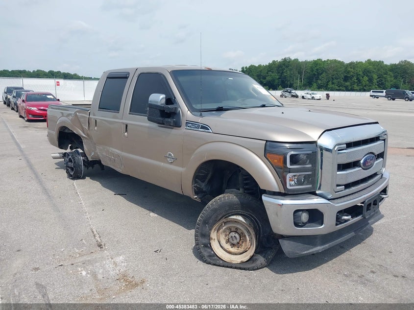 2013 Ford F250 VIN 1FT7W2BT2DEA54067 IAAI salvage auction — SIDE, Salvage (Indiana), sold $3,400 on 2026-07-11 (photo 1)