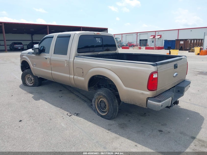 2013 Ford F250 VIN 1FT7W2BT2DEA54067 IAAI salvage auction — SIDE, Salvage (Indiana), sold $3,400 on 2026-07-11 (photo 3)