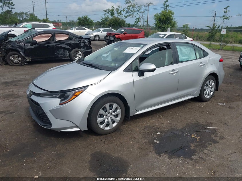 2023 Toyota Corolla VIN JTDB4MEE1P3010697 IAAI salvage auction — FRONT END, Certificate Of Destruction (Florida), sold $3,300 on 2026-07-28 (photo 2)