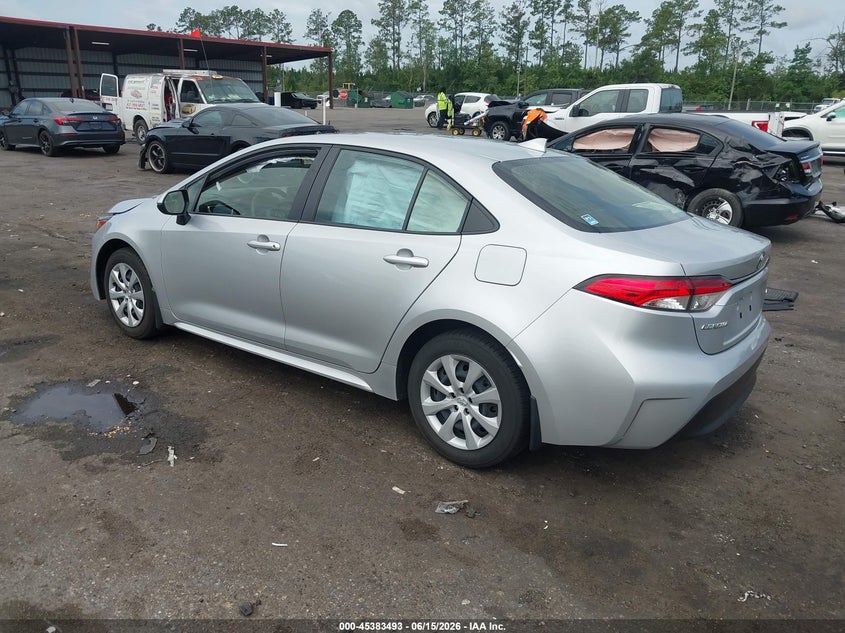 2023 Toyota Corolla VIN JTDB4MEE1P3010697 IAAI salvage auction — FRONT END, Certificate Of Destruction (Florida), sold $3,300 on 2026-07-28 (photo 3)