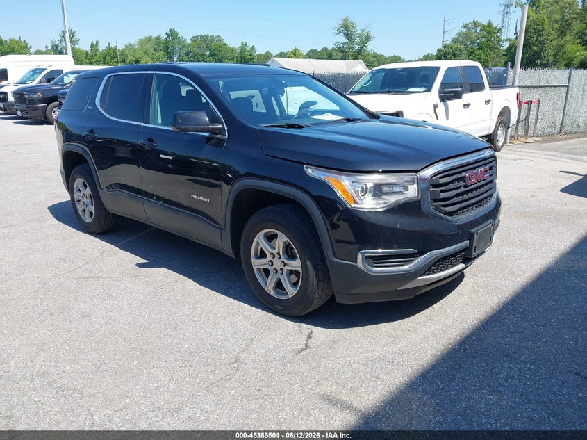 2019 Gmc Acadia VIN 1GKKNRLA8KZ255047 IAAI salvage auction — NORMAL WEAR, Sf97 (Maryland), sold $8,975 on 2026-08-18 (photo 1)