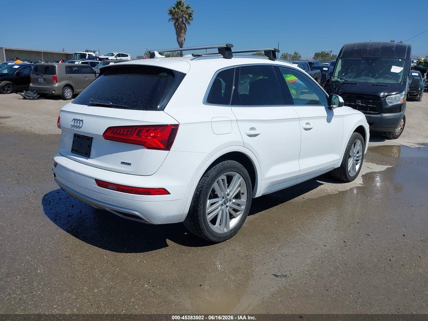 2019 Audi Q5 VIN WA1BNAFY5K2085254 IAAI salvage auction — REAR END, Wait Title, sold $8,500 on 2026-08-01 (photo 4)