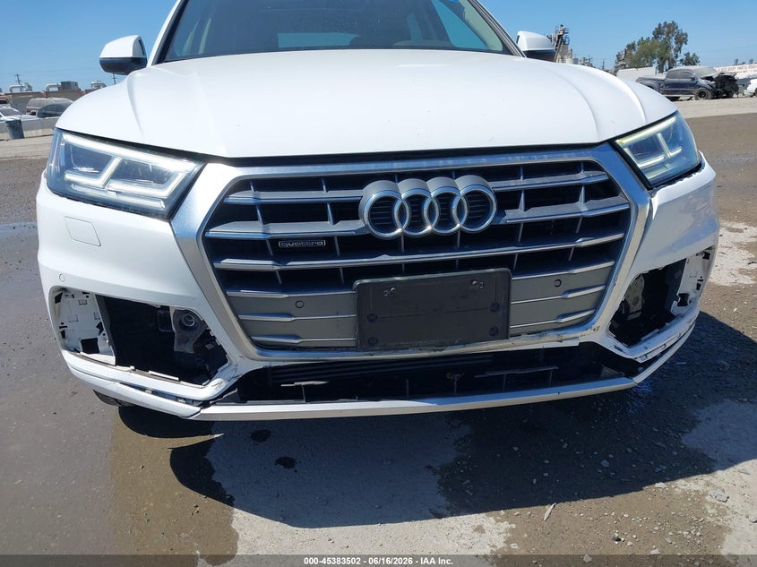 2019 Audi Q5 VIN WA1BNAFY5K2085254 IAAI salvage auction — REAR END, Wait Title, sold $8,500 on 2026-08-01 (photo 6)
