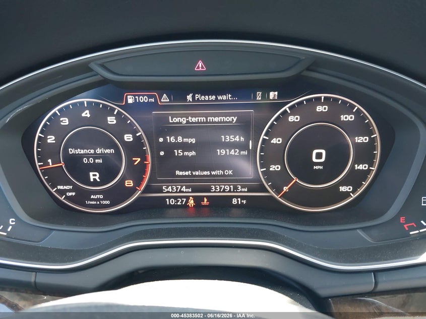 2019 Audi Q5 VIN WA1BNAFY5K2085254 IAAI salvage auction — REAR END, Wait Title, sold $8,500 on 2026-08-01 (photo 7)