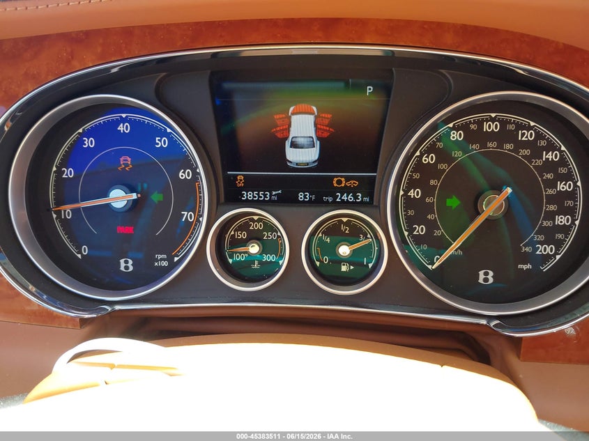 2016 Bentley Flying spur VIN SCBET9ZAXG8050738 IAAI salvage auction — WATER/FLOOD, Salvage Title, sold $34,250 on 2026-08-04 (photo 7)