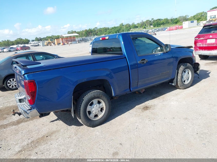 2005 Gmc Canyon VIN 1GTCS148458195395 IAAI salvage auction — FRONT END, Rebuildable (Florida), sold $450 on 2026-07-09 (photo 4)