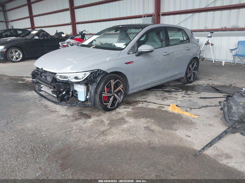2024 Volkswagen Golf gti VIN WVW3A7CD8RW211653 IAAI salvage auction — RIGHT SIDE, Wait Title, sold $10,400 on 2026-08-27 (photo 2)