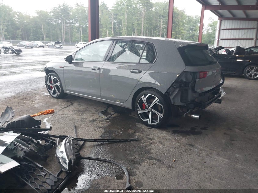 2024 Volkswagen Golf gti VIN WVW3A7CD8RW211653 IAAI salvage auction — RIGHT SIDE, Wait Title, sold $10,400 on 2026-08-27 (photo 3)