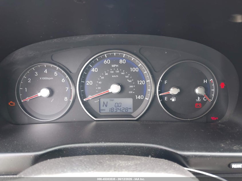 2012 Hyundai Santa fe VIN 5XYZG3AB9CG099517 IAAI salvage auction — NORMAL WEAR, Original (Ohio), sold $650 on 2026-07-22 (photo 7)