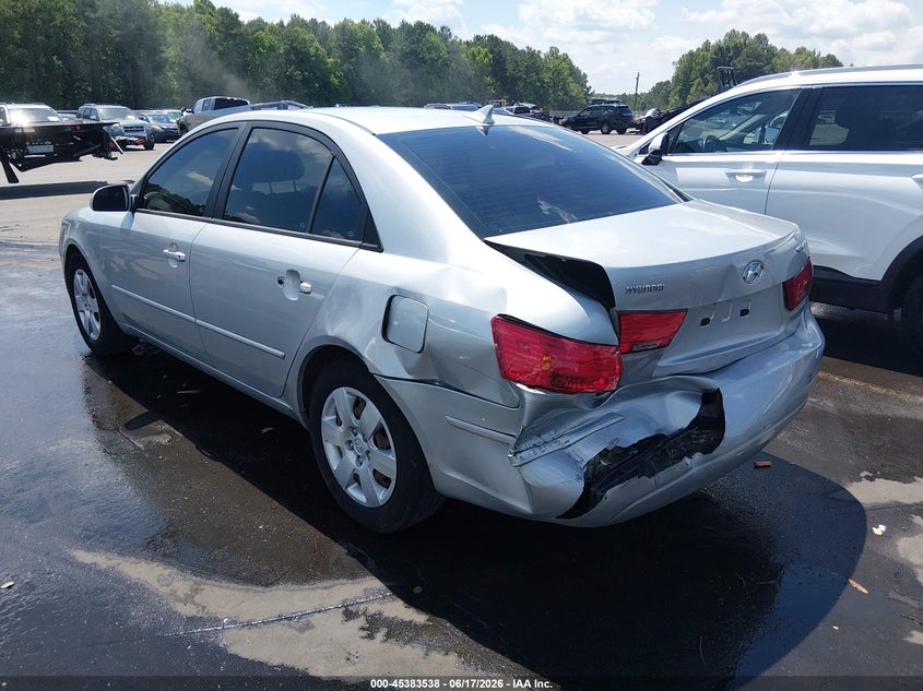 2009 Hyundai Sonata VIN 5NPET46C69H554682 IAAI salvage auction — REAR END, Salvage (North Carolina), sold $725 on 2026-07-15 (photo 3)