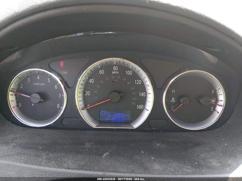 2009 Hyundai Sonata VIN 5NPET46C69H554682 IAAI salvage auction — REAR END, Salvage (North Carolina), sold $725 on 2026-07-15 (photo 7)
