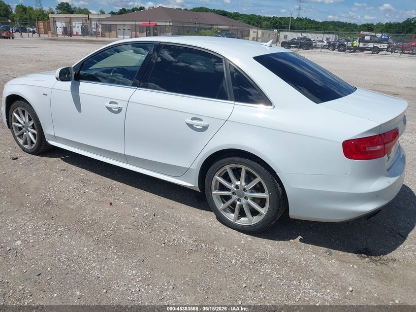 2016 Audi A4 VIN WAUFFAFL8GA006453 IAAI salvage auction — FRONT END, Clear (Wisconsin), sold $2,750 on 2026-07-09 (photo 3)