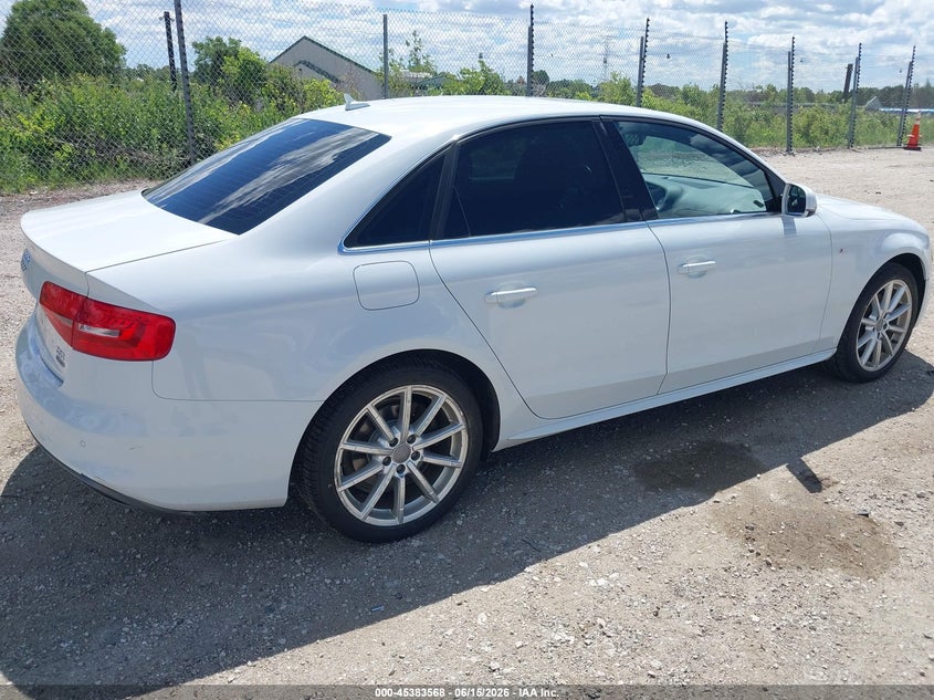 2016 Audi A4 VIN WAUFFAFL8GA006453 IAAI salvage auction — FRONT END, Clear (Wisconsin), sold $2,750 on 2026-07-09 (photo 4)
