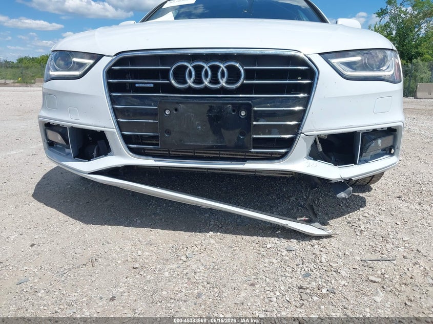 2016 Audi A4 VIN WAUFFAFL8GA006453 IAAI salvage auction — FRONT END, Clear (Wisconsin), sold $2,750 on 2026-07-09 (photo 6)