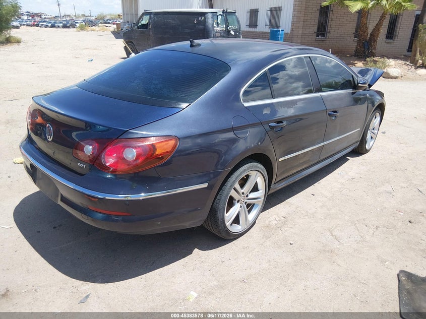 2012 Volkswagen Passat cc VIN WVWMP7AN3CE503304 IAAI salvage auction — FRONT END, Salvage Title, sold $475 on 2026-07-16 (photo 4)