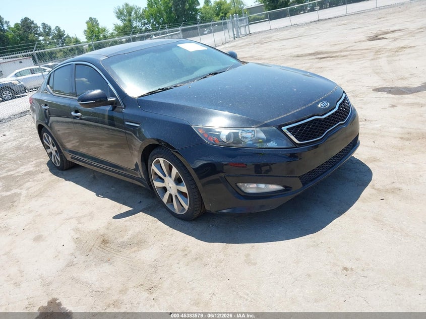 2012 Kia Optima VIN 5XXGR4A6XCG023397 IAAI salvage auction — NORMAL WEAR, Clear (Virginia), sold $325 on 2026-07-10 (photo 1)