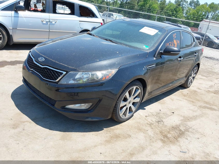 2012 Kia Optima VIN 5XXGR4A6XCG023397 IAAI salvage auction — NORMAL WEAR, Clear (Virginia), sold $325 on 2026-07-10 (photo 2)