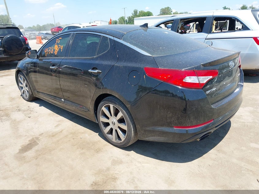 2012 Kia Optima VIN 5XXGR4A6XCG023397 IAAI salvage auction — NORMAL WEAR, Clear (Virginia), sold $325 on 2026-07-10 (photo 3)