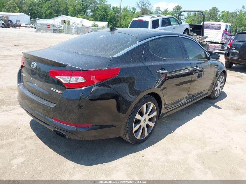 2012 Kia Optima VIN 5XXGR4A6XCG023397 IAAI salvage auction — NORMAL WEAR, Clear (Virginia), sold $325 on 2026-07-10 (photo 4)