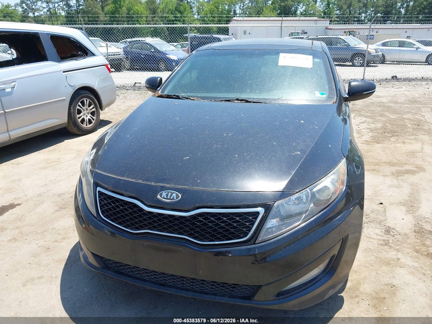 2012 Kia Optima VIN 5XXGR4A6XCG023397 IAAI salvage auction — NORMAL WEAR, Clear (Virginia), sold $325 on 2026-07-10 (photo 6)