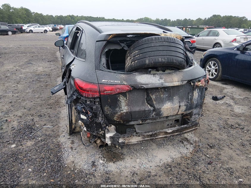 2025 Mercedes-benz VIN W1NKM8AB8SF322597 IAAI salvage auction — EXTERIOR BURN, Salvage (South Carolina), sold $13,500 on 2026-07-22 (photo 6)