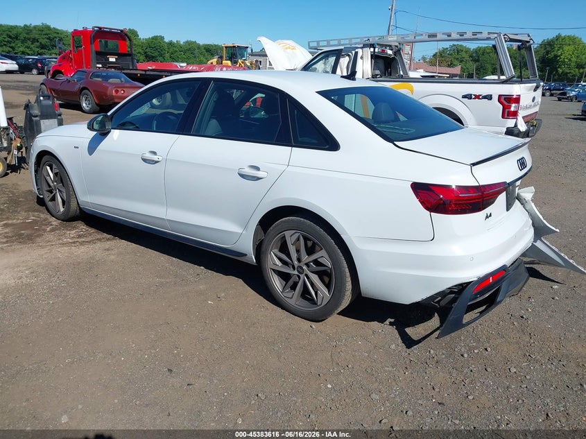 2023 Audi A4 VIN WAUEAAF4XPA008286 IAAI salvage auction — REAR END, Salvage (Idaho), sold $12,025 on 2026-07-15 (photo 3)