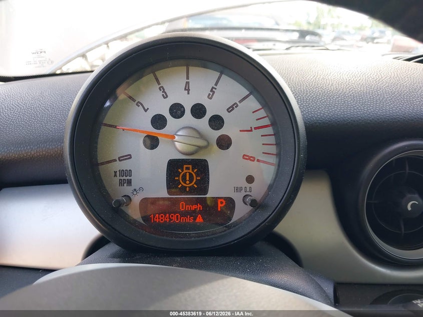 2012 Mini Cooper VIN WMWSU3C51CT255469 IAAI salvage auction — NORMAL WEAR, Clear (Maryland), sold $375 on 2026-07-23 (photo 7)