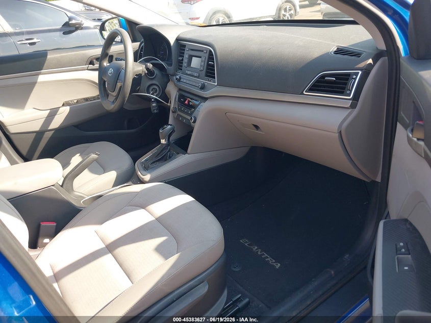 2017 Hyundai Elantra VIN KMHD74LF7HU173132 IAAI salvage auction — FRONT END, Salvage (Tennessee), sold $1,150 on 2026-07-07 (photo 5)