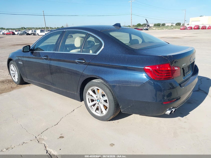 2016 BMW 5er VIN WBA5A7C55GG147786 IAAI salvage auction — WATER/FLOOD, Salvage (Texas), sold $2,975 on 2026-07-09 (photo 3)