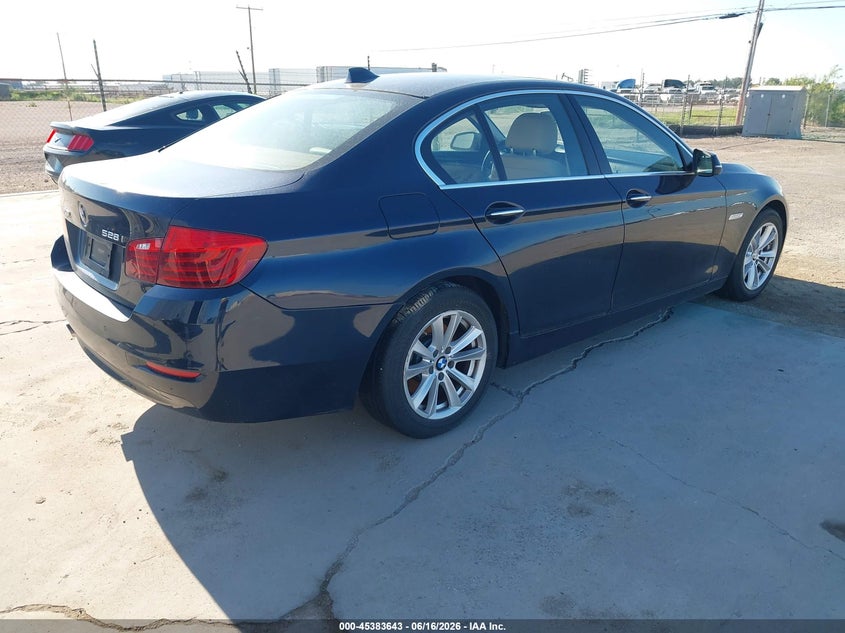 2016 BMW 5er VIN WBA5A7C55GG147786 IAAI salvage auction — WATER/FLOOD, Salvage (Texas), sold $2,975 on 2026-07-09 (photo 4)