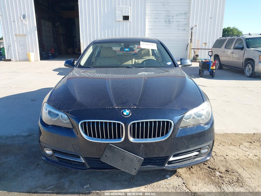 2016 BMW 5er VIN WBA5A7C55GG147786 IAAI salvage auction — WATER/FLOOD, Salvage (Texas), sold $2,975 on 2026-07-09 (photo 6)