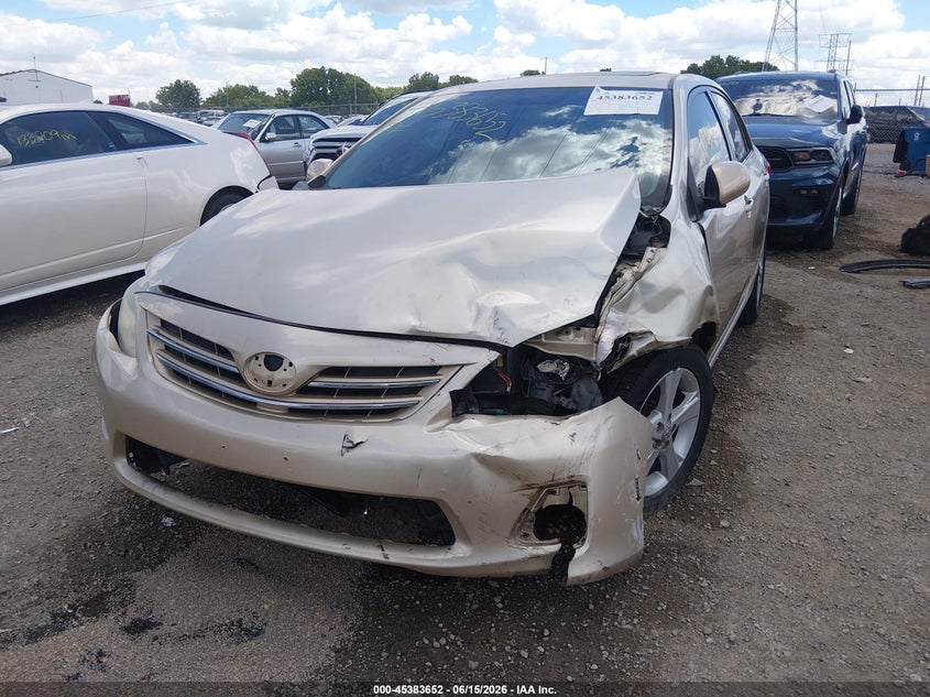 2013 Toyota Corolla VIN 5YFBU4EE0DP112835 IAAI salvage auction — FRONT END, Clear (Indiana), sold $1,500 on 2026-07-29 (photo 6)