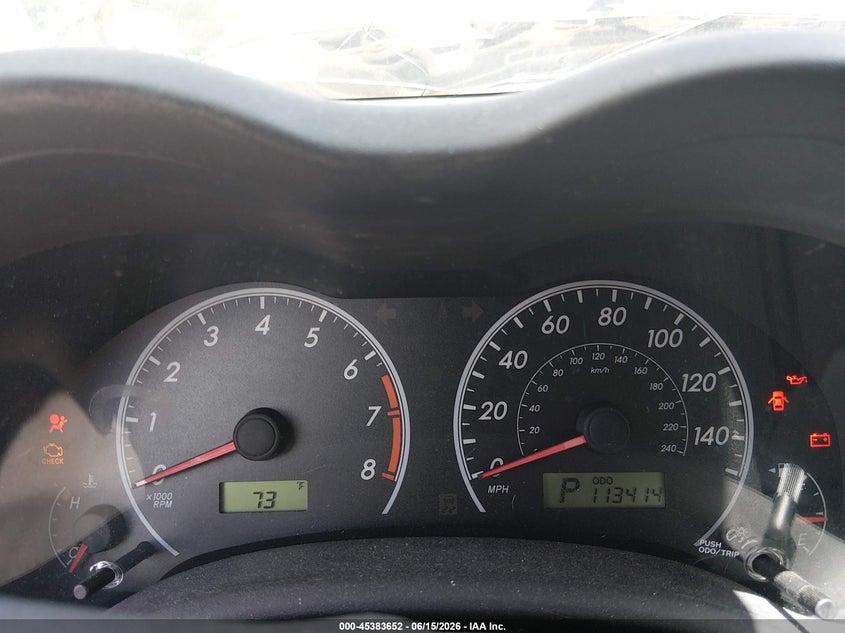 2013 Toyota Corolla VIN 5YFBU4EE0DP112835 IAAI salvage auction — FRONT END, Clear (Indiana), sold $1,500 on 2026-07-29 (photo 7)