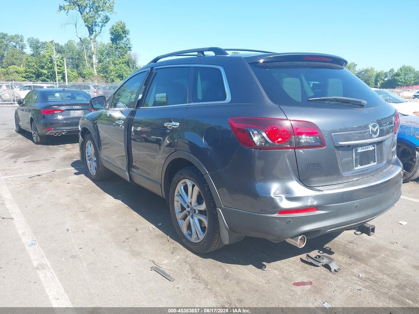 2013 Mazda Cx-9 VIN JM3TB2DA0D0424524 IAAI salvage auction — FRONT END, Salvage (North Carolina), sold $675 on 2026-08-23 (photo 3)