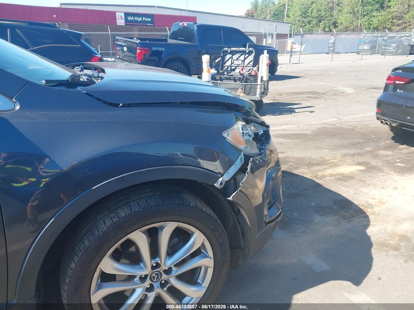 2013 Mazda Cx-9 VIN JM3TB2DA0D0424524 IAAI salvage auction — FRONT END, Salvage (North Carolina), sold $675 on 2026-08-23 (photo 6)