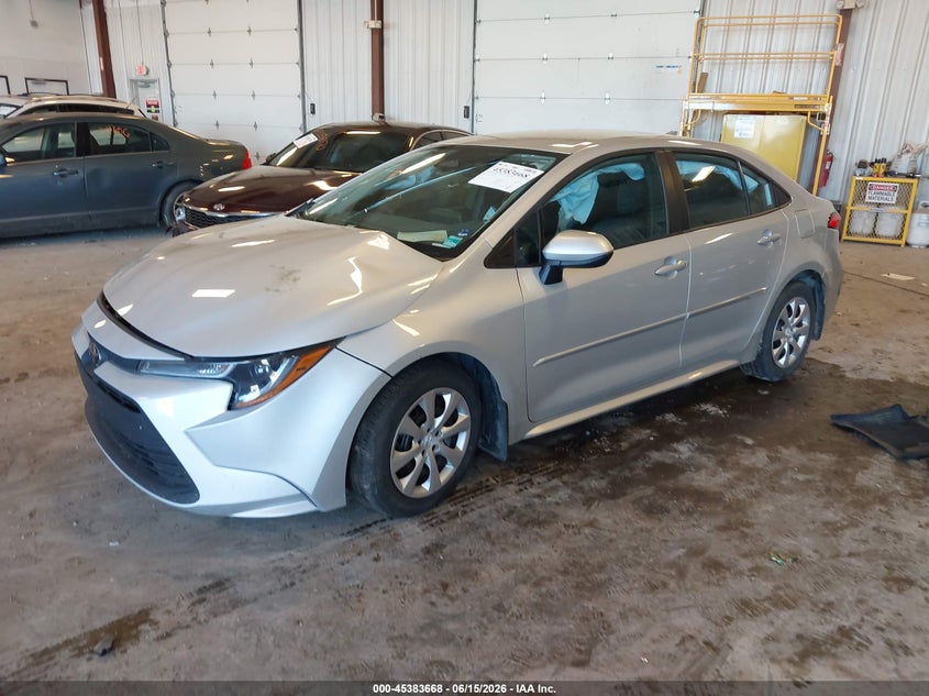 2023 Toyota Corolla VIN 5YFB4MDE7PP021762 IAAI salvage auction — FRONT & REAR, Salvage (Michigan), sold $2,450 on 2026-08-01 (photo 2)